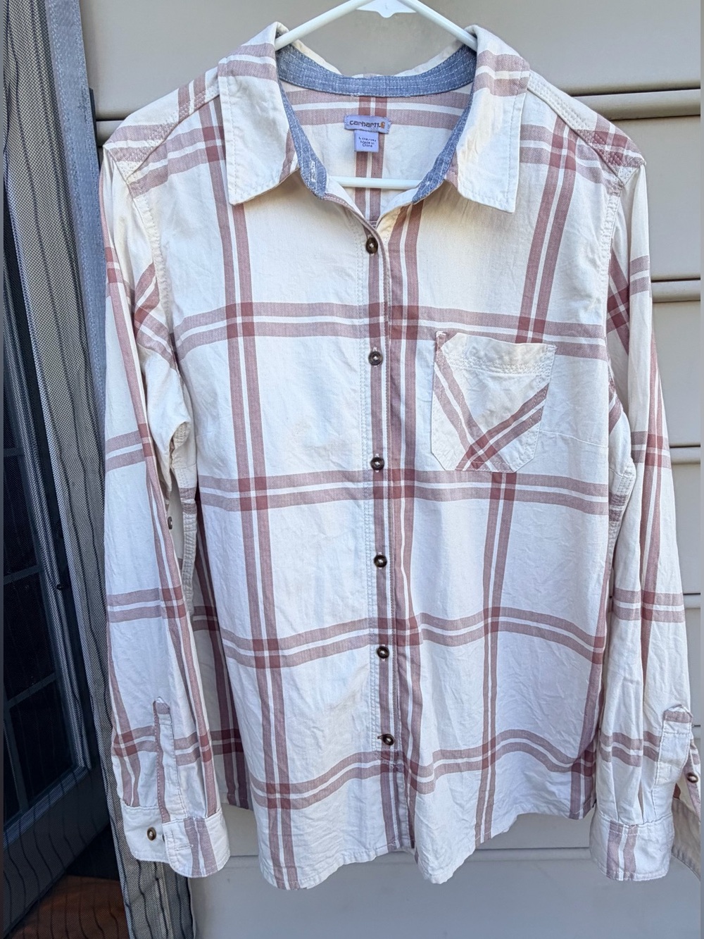 Women's Carhartt Plaid Button Down